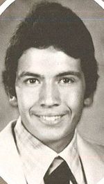 Senior portrait of Albert Perez from Tusitala 1979