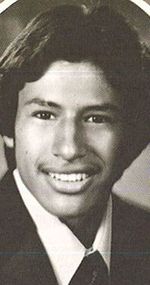 Senior portrait of David Luna from Tusitala 1979