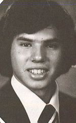 Senior portrait of Javier Tapia from Tusitala 1979