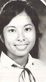 Senior portrait of Maria David from Tusitala 1979