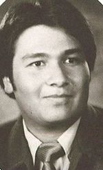 Senior portrait of Robert Flores from Tusitala 1979